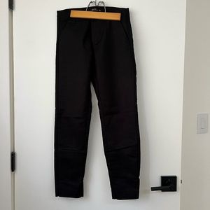 Bershka | Cropped Tapered Black Cigarette Pants Trousers Size 0